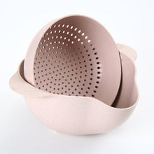 Load image into Gallery viewer, Multifunctional Fruits Washing Basket Double Layers
